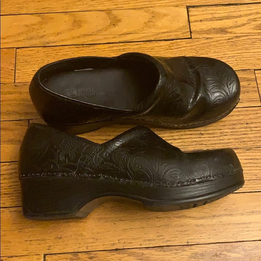 Black clogs